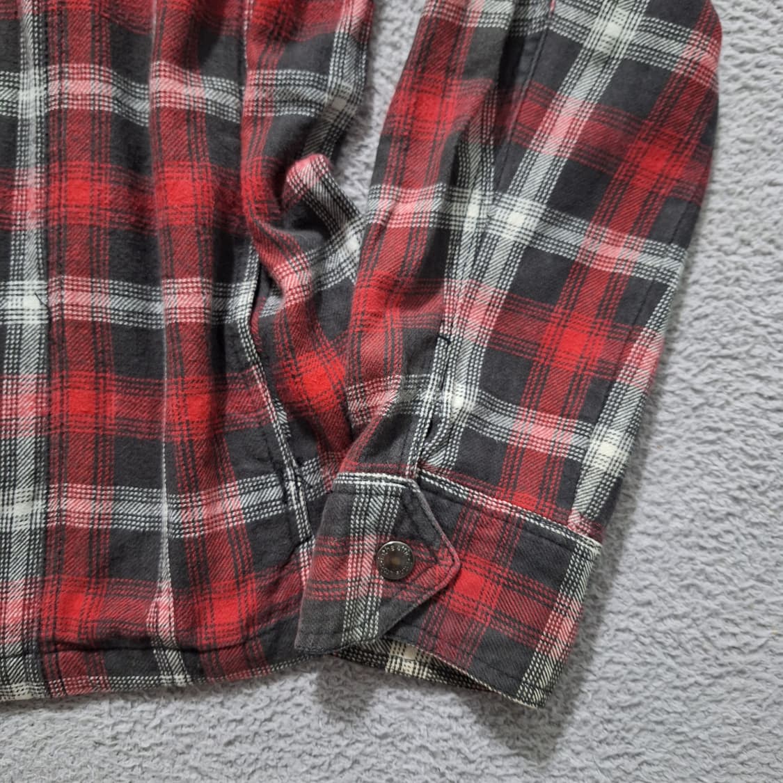 Punk zip detail check shirt 상품이미지4
