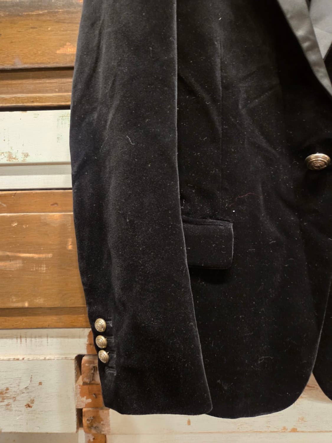 발망×H&M 벨루어자켓 상품이미지8