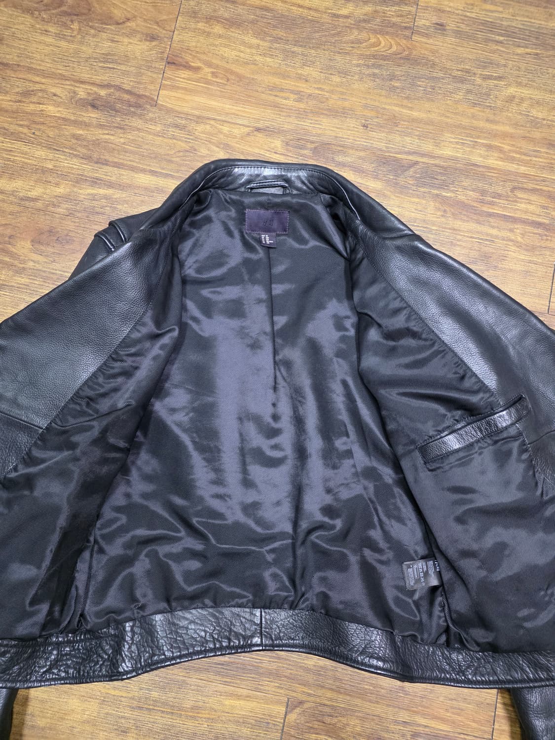  H&M의 프리미엄 카우하이드 더블 라이더 자켓 상품이미지7