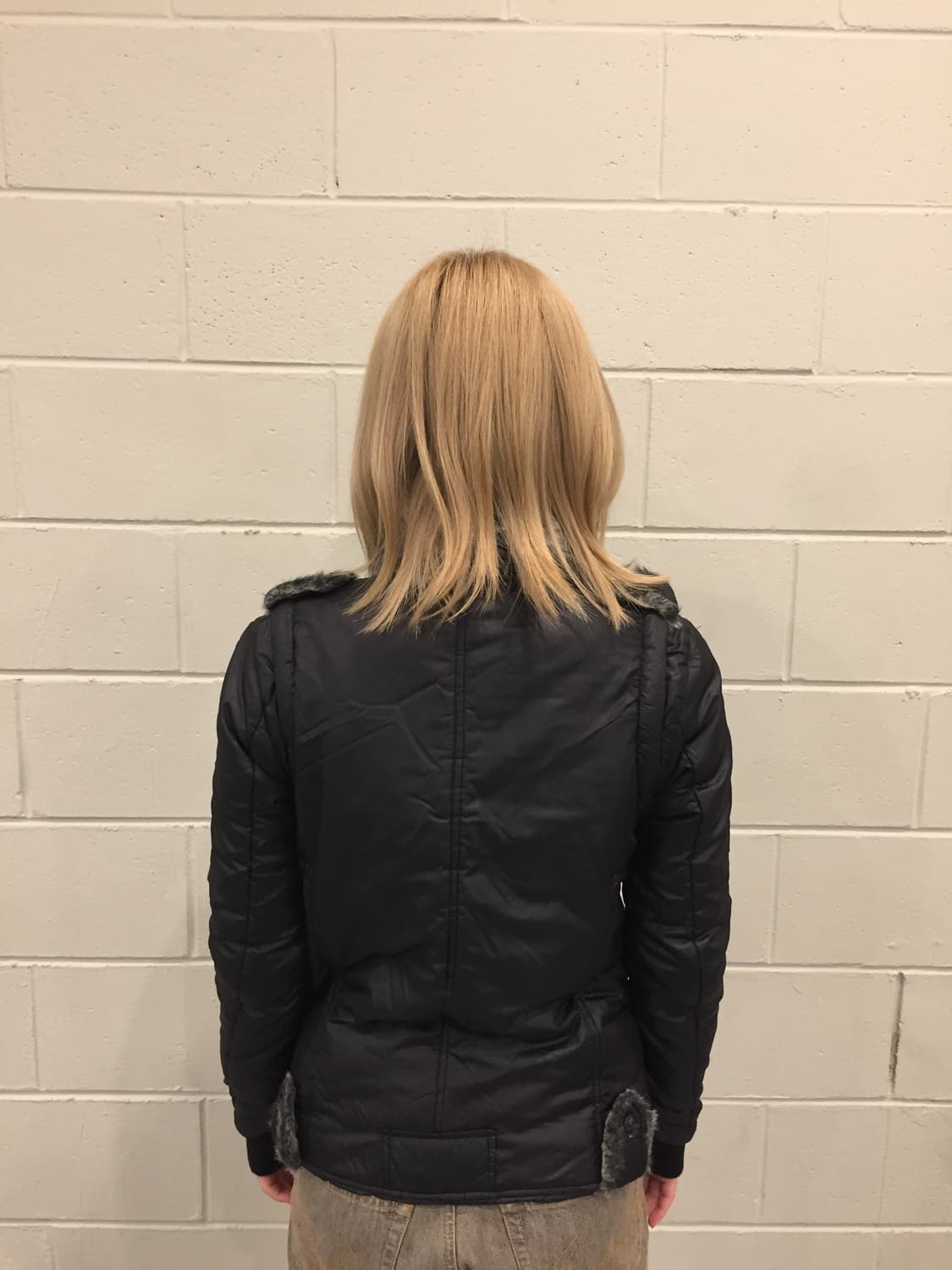 RUMOR 퀼팅 퍼 라이더 자켓 상품이미지6