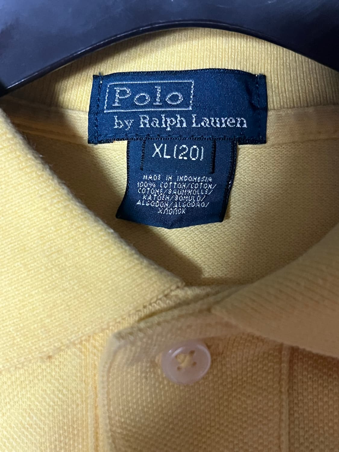 폴로 빅포니 옐로우(보이즈 xl) 상품이미지3