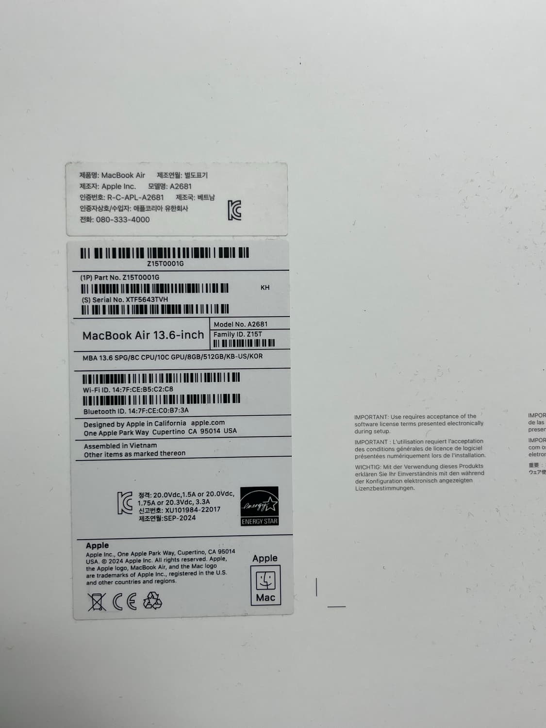 맥북에어 M2 13인치 RAM 8GB, 512GB 상품이미지6