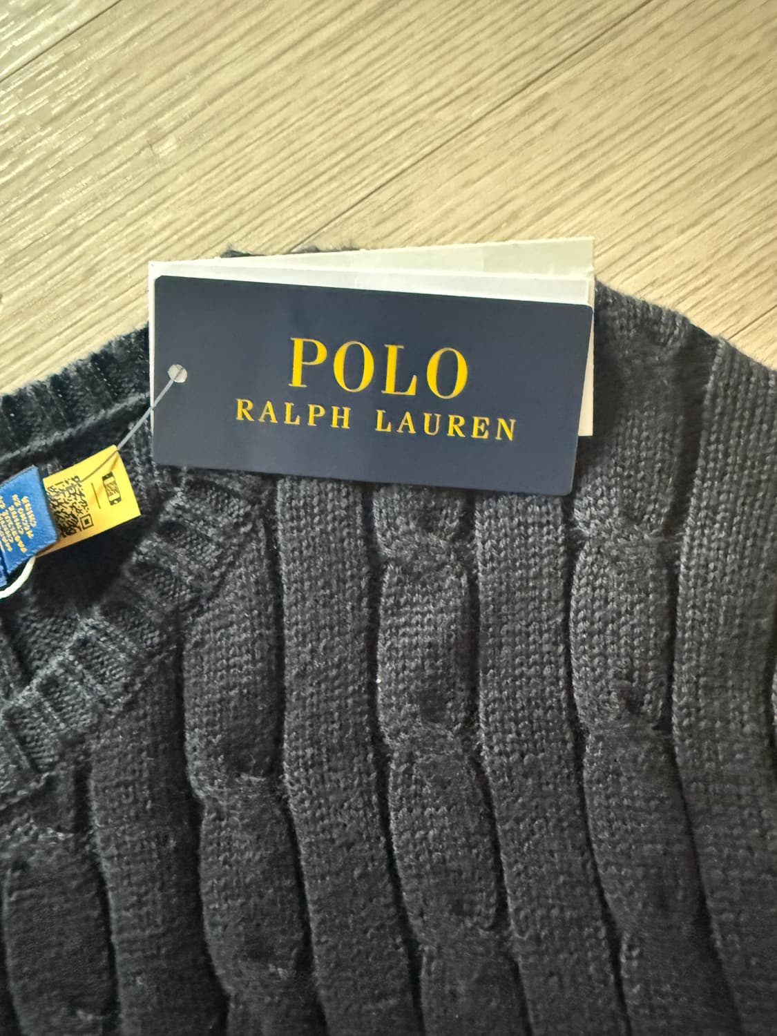 폴로 니트 L size [새상품] 블랙 상품이미지1