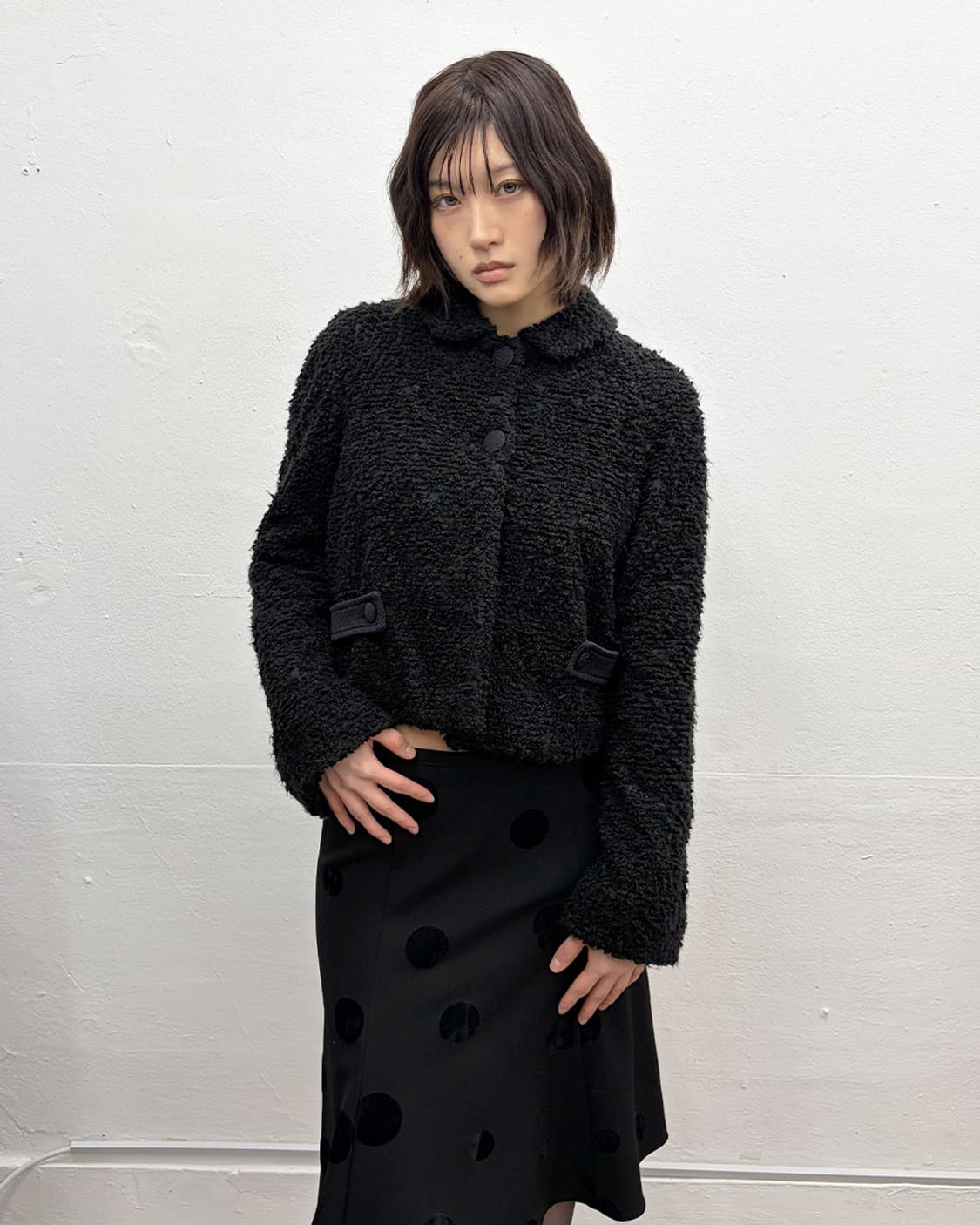 알레산드로 델라쿠아 부클 울 자켓 상품이미지1