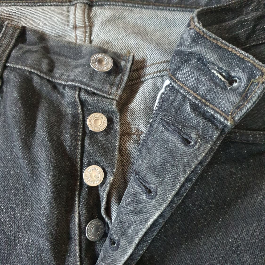 00s 유럽 리바이스501 블랙데님 팬츠 no.15 상품이미지3