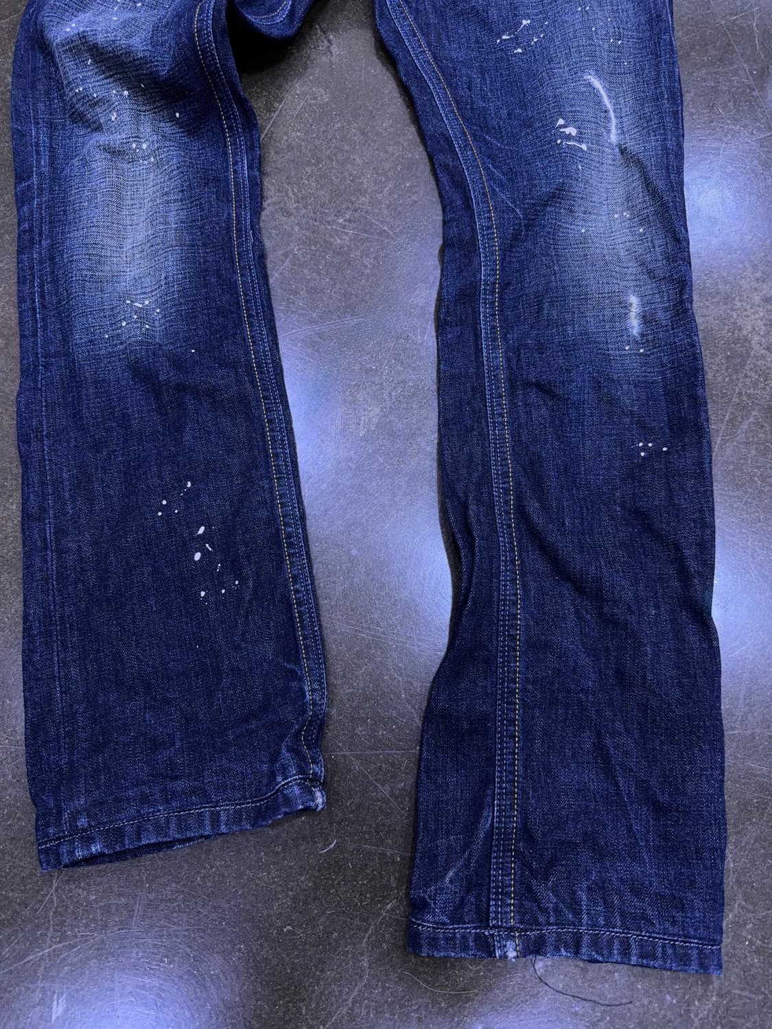 디젤 타나즈 DNA 더티 페인팅 대미지 슬림 스키니 데님팬츠 30 상품이미지6