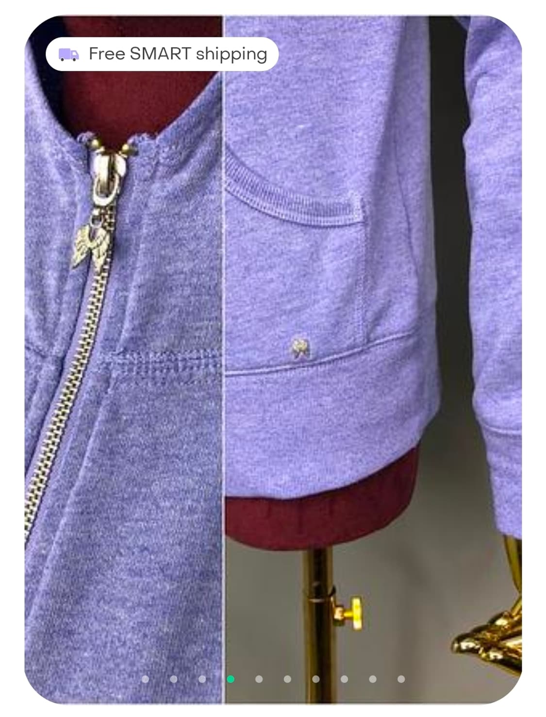 Victoria's Secret Vintage Purple Hoodie 상품이미지3