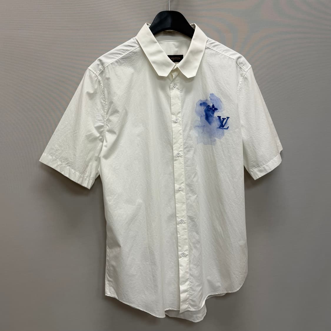 루이비통 프린티드 쇼트 슬리브드 코튼 셔츠 ( 105 ) 상품이미지2