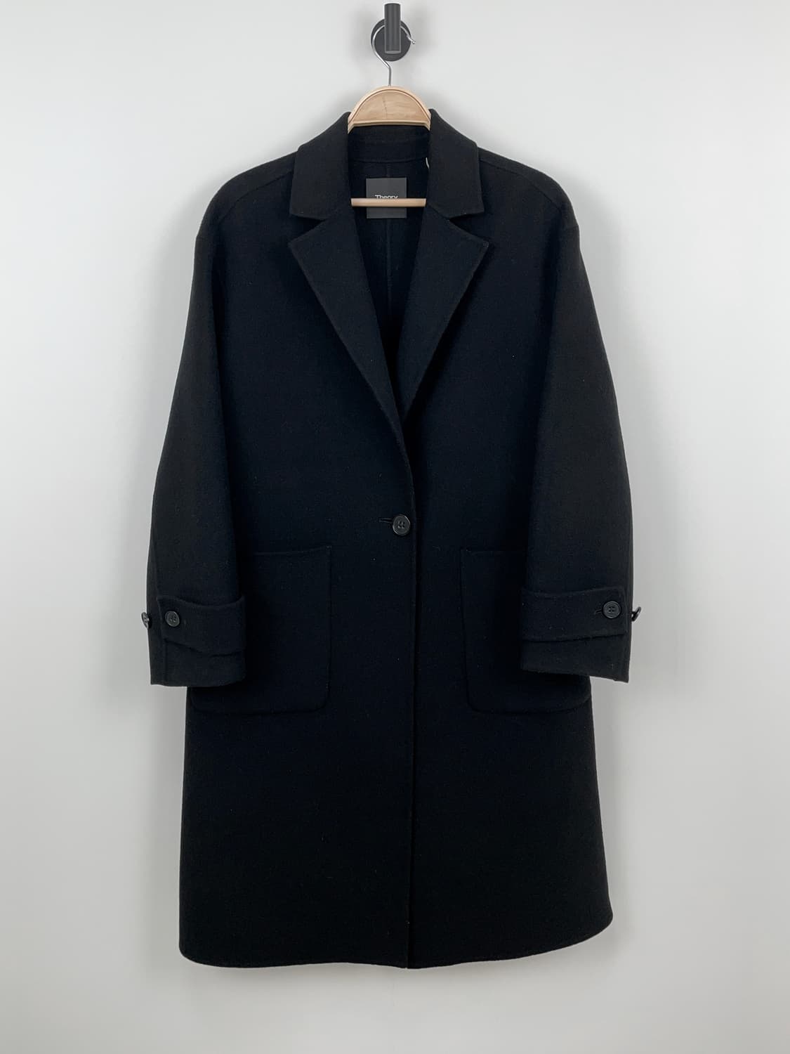 띠어리(Theory) 뉴 디바이드 이지 원 버튼 울 캐시미어 코트 상품이미지2
