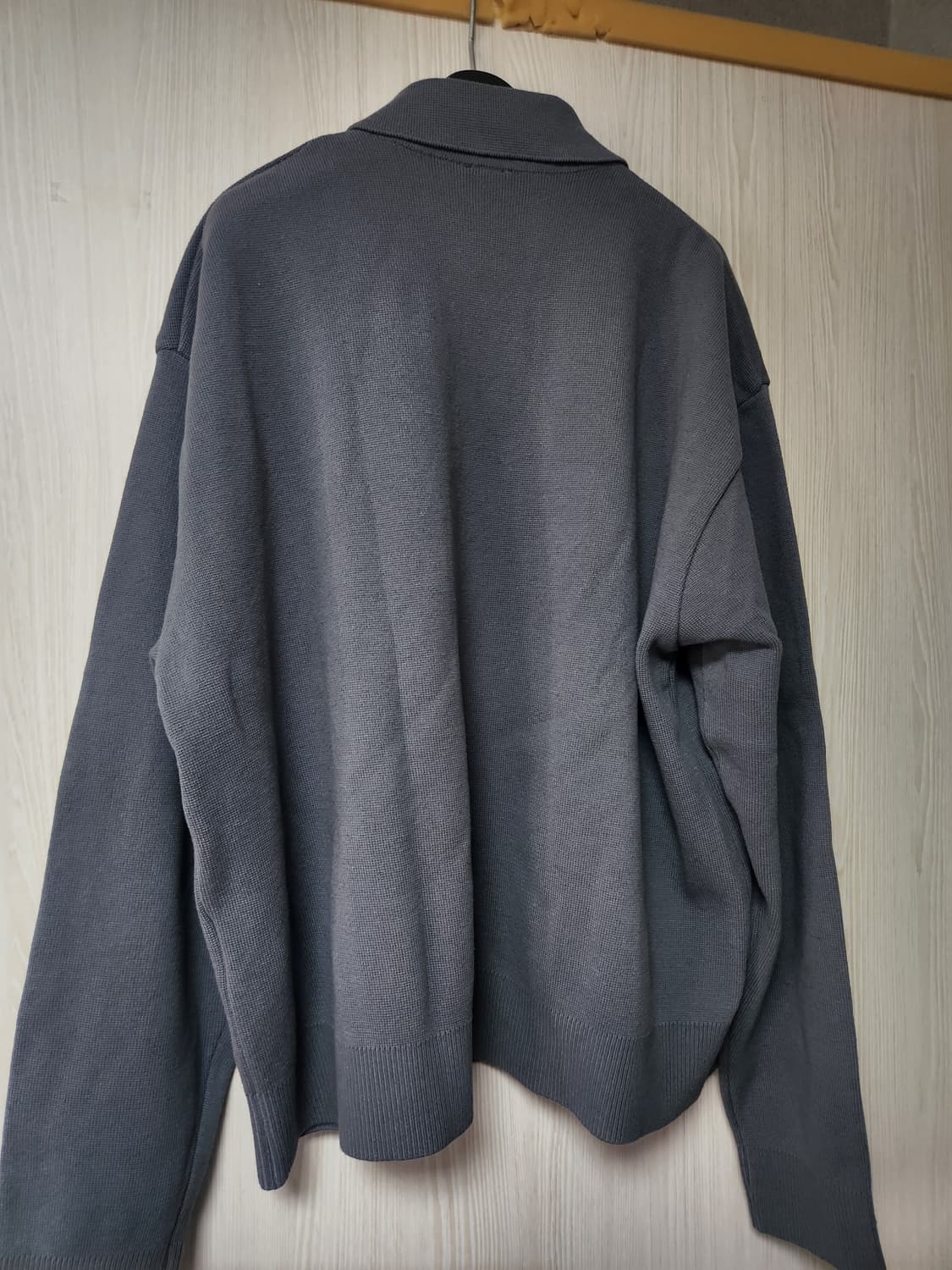 언어펙티드 니트 가디건 차콜 M 상품이미지4