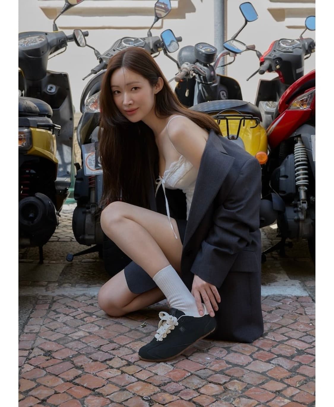휠라 리트모 슬릭 lx 블랙 거의 새것 상품이미지1