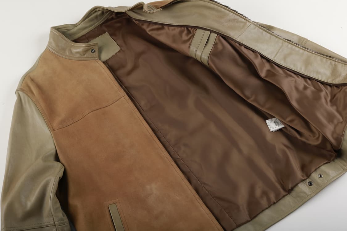 [XL] 빈티지 양가죽/염소가죽 스웨이드 싱글라이더 자켓 상품이미지6