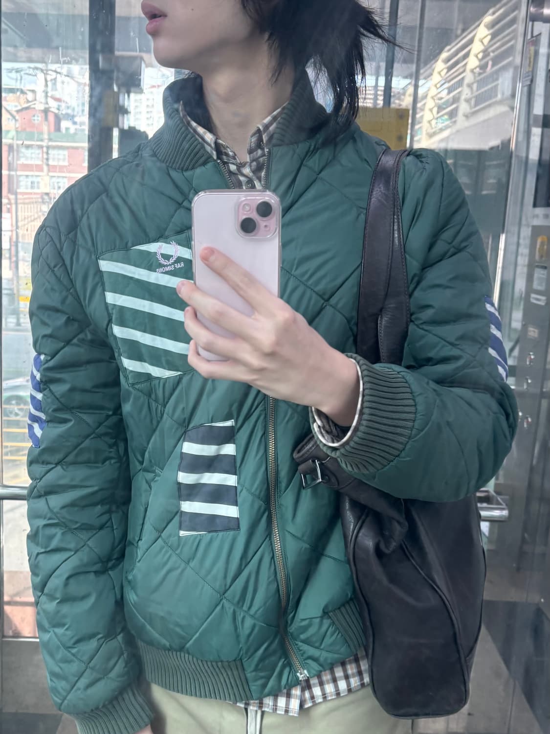 라프시몬스x프레드페리 봄버 상품이미지1