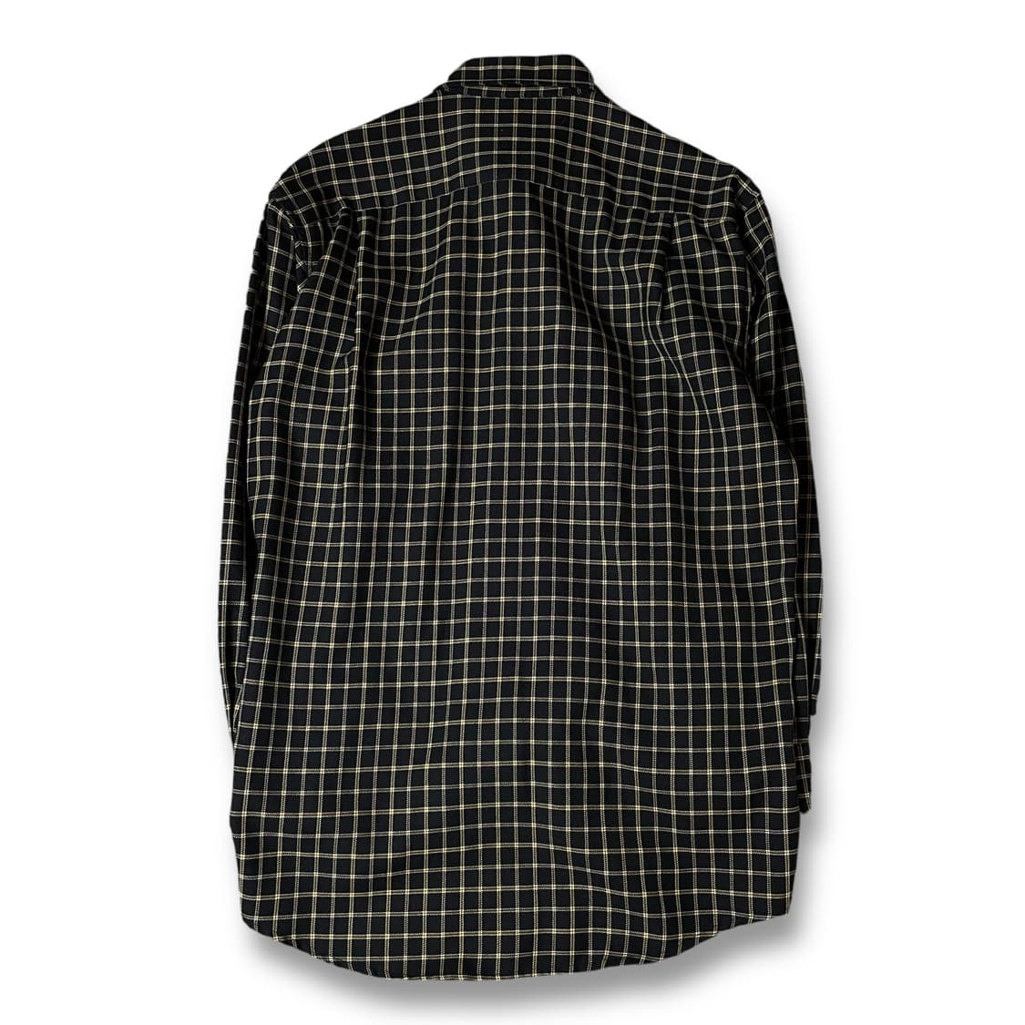 입생로랑 블랙 브라운 체크 긴팔 셔츠 95 상품이미지2