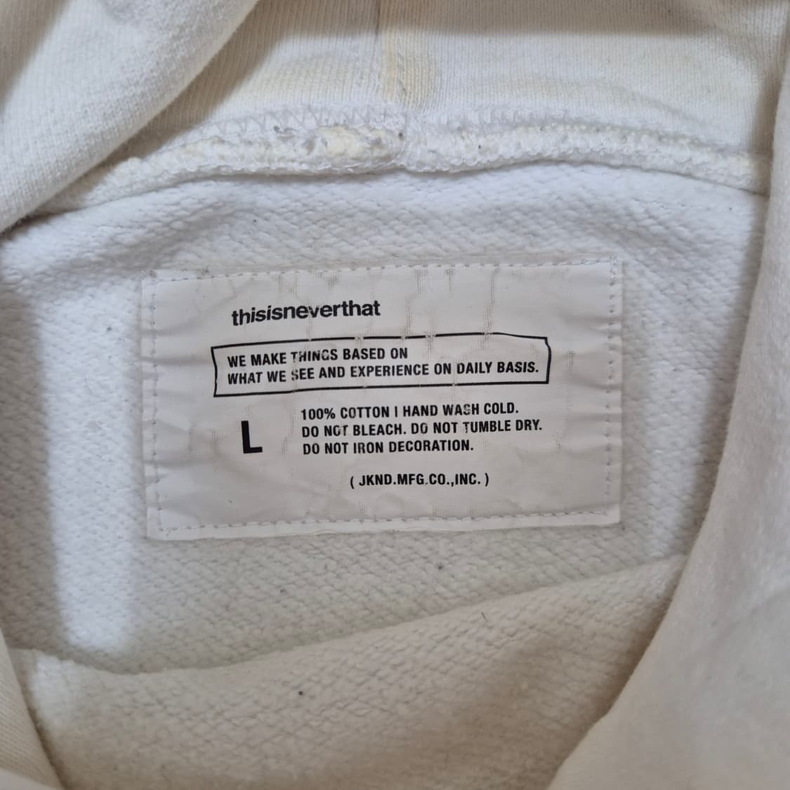 디스이즈네버댓 빅로고 후드티 상품이미지4