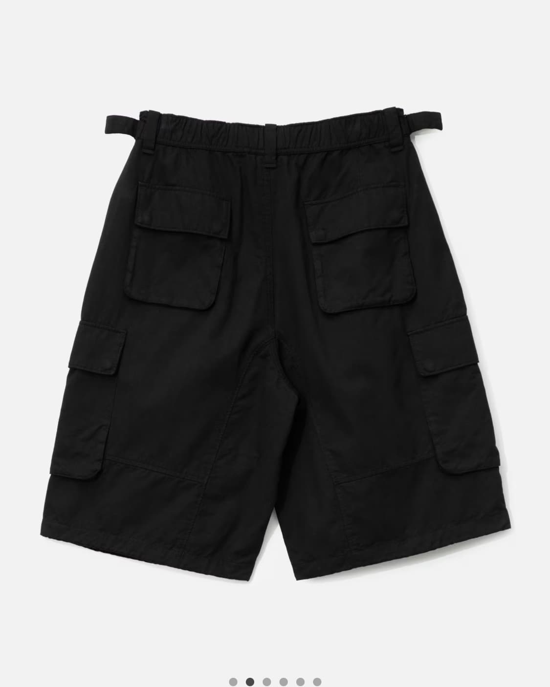 [2]폴리테루 버뮤다 카고 팬츠 블랙 상품이미지2