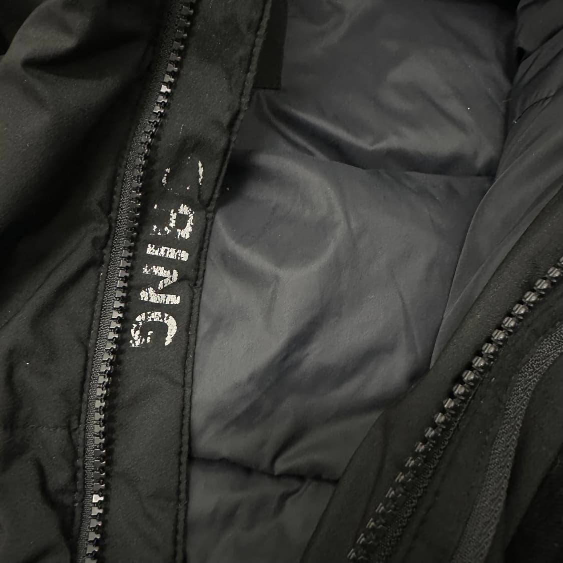 노스페이스 구스다운 롱패딩 블랙 NC1DJ50B 95사이즈 상품이미지10