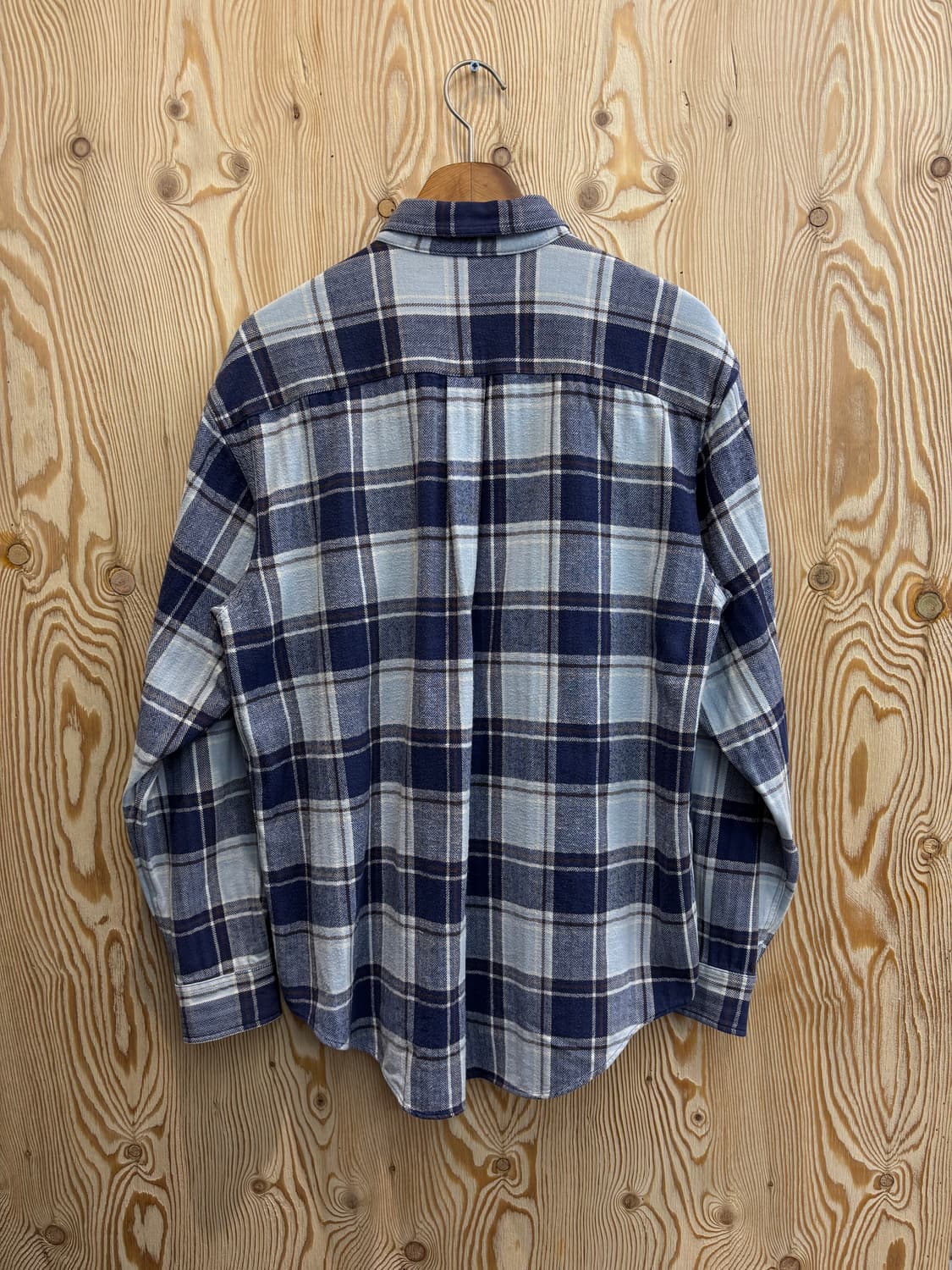 00s 엠포리오 아르마니 플란넬 체크 셔츠 상품이미지4