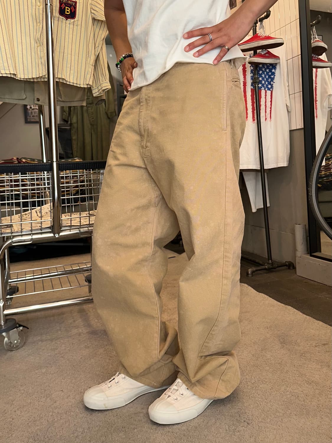 45RPM N.marine.D line canvas chino pants 상품이미지2