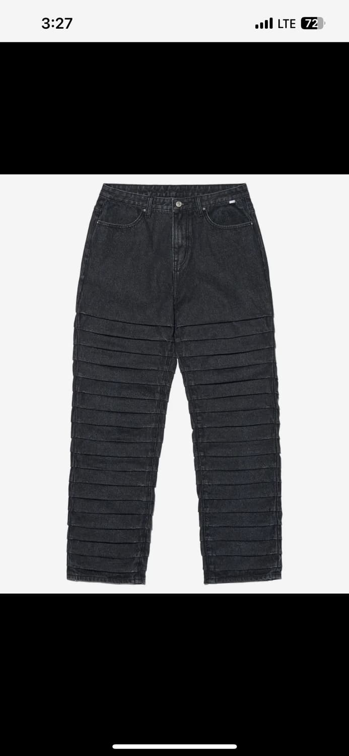 T.W DENIM PANTS - WASHED BLACK 상품이미지1