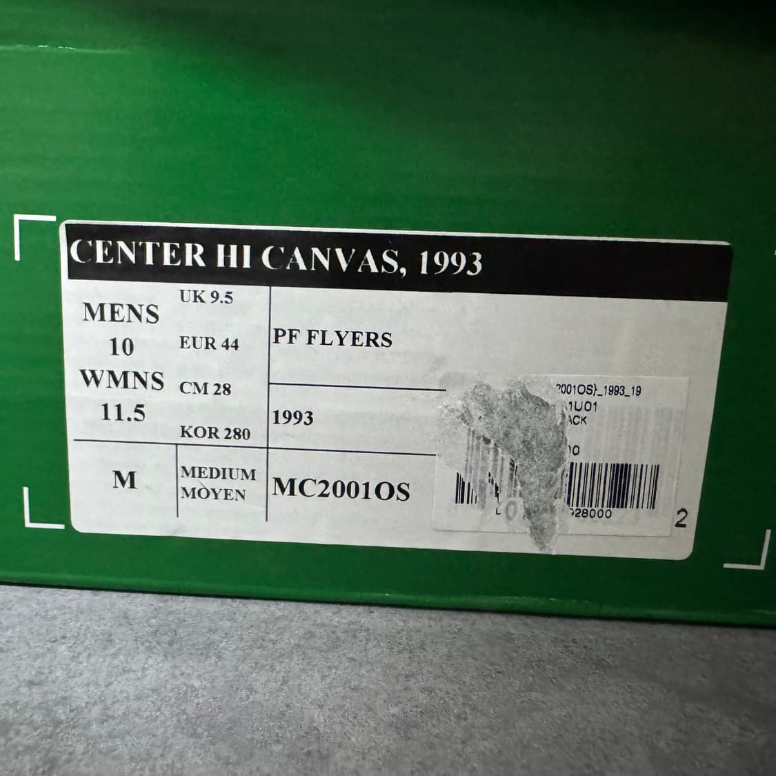 PF Flyers 피에프 플라이어스 1993 하이탑 블랙 상품이미지3