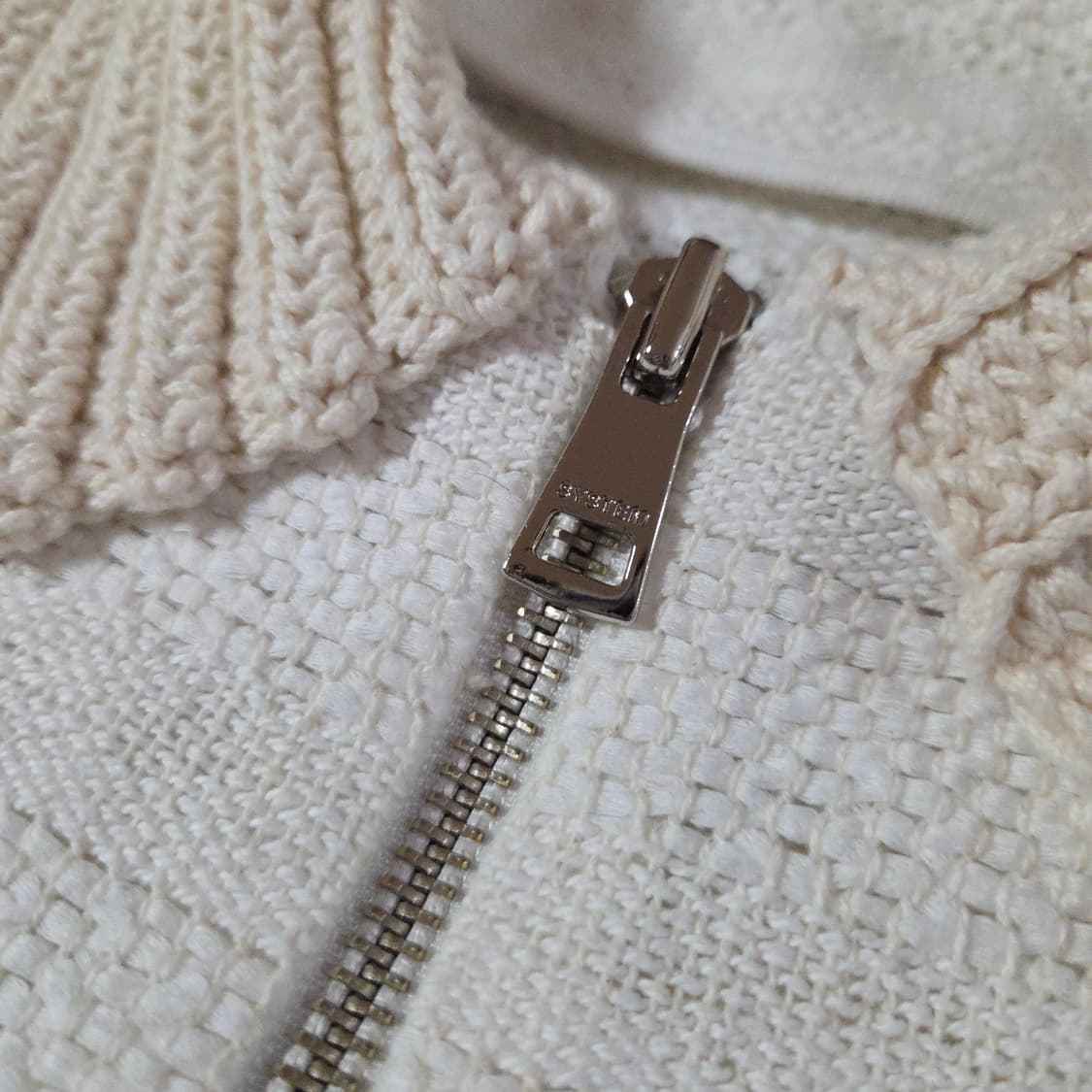 한섬 시스템 니트 집업 가디건 블루종 상품이미지8