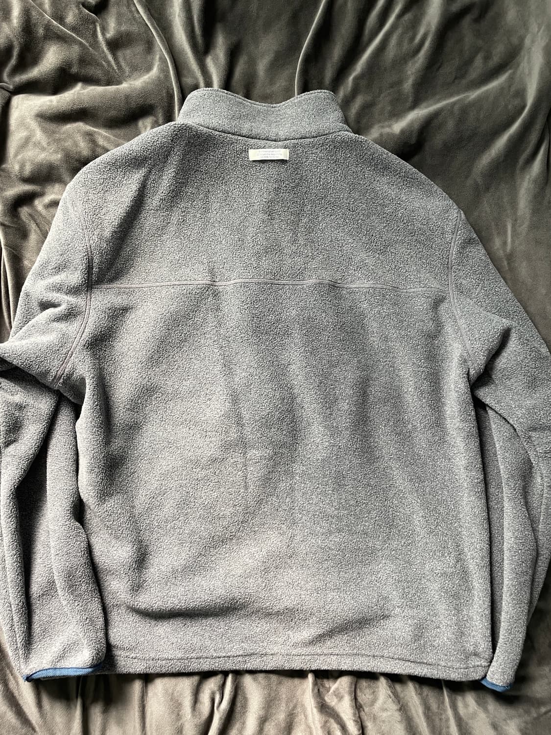 낫온리포투데이 플리스 버튼 풀오버 [그레이] 상품이미지3