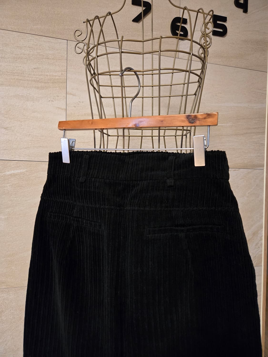 [64] TIME 타임 코듀로이 트임 롱 스커트 2022  상품이미지4