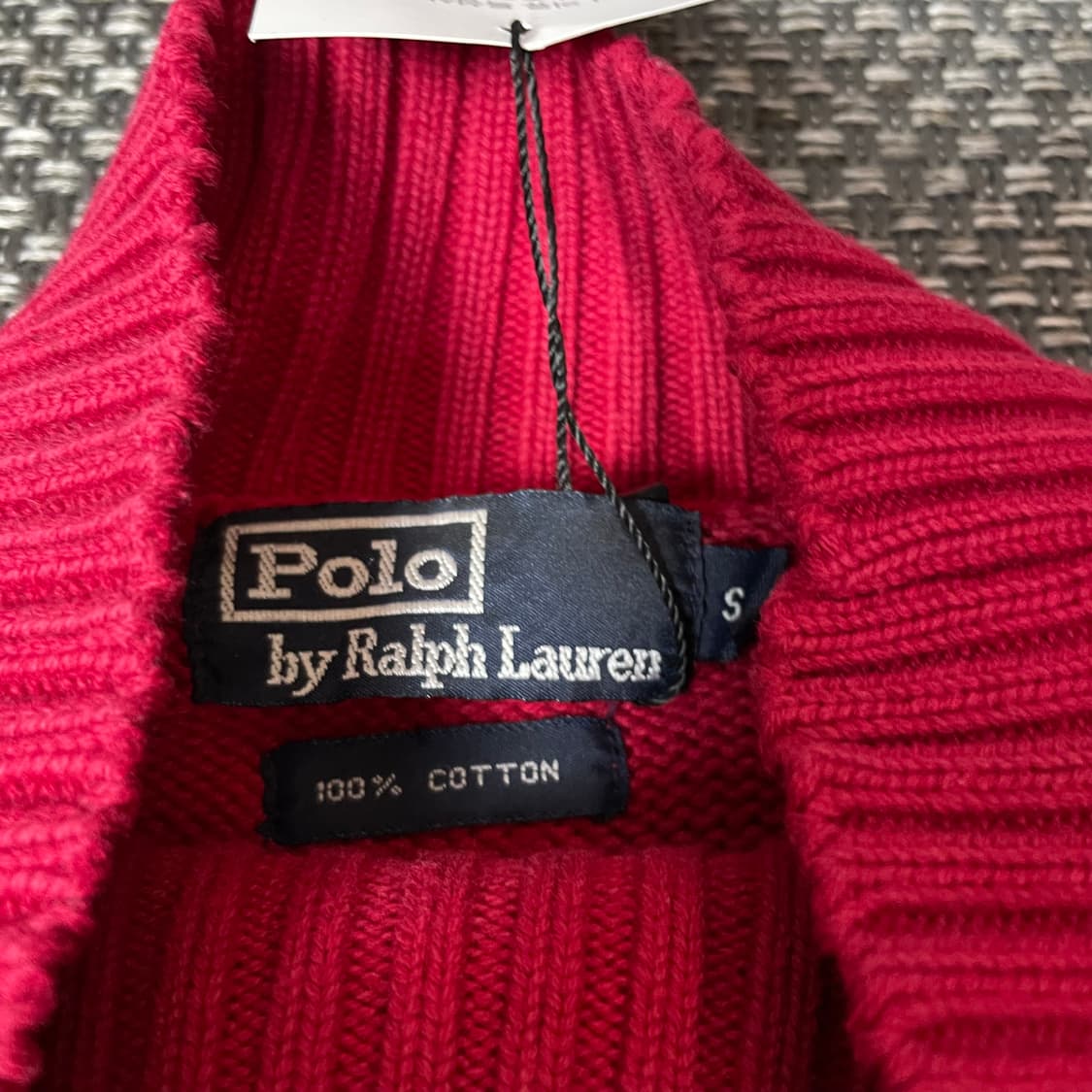 폴로랄프로렌 네이비포니 레드 긴팔 니트 S 상품이미지4