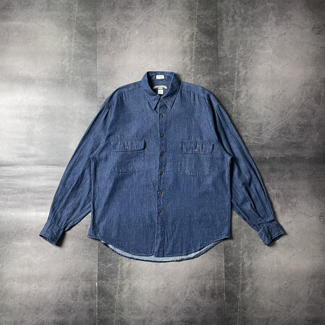 THORNTON BAY 빈티지 코튼 데님 셔츠 A00713 상품이미지1