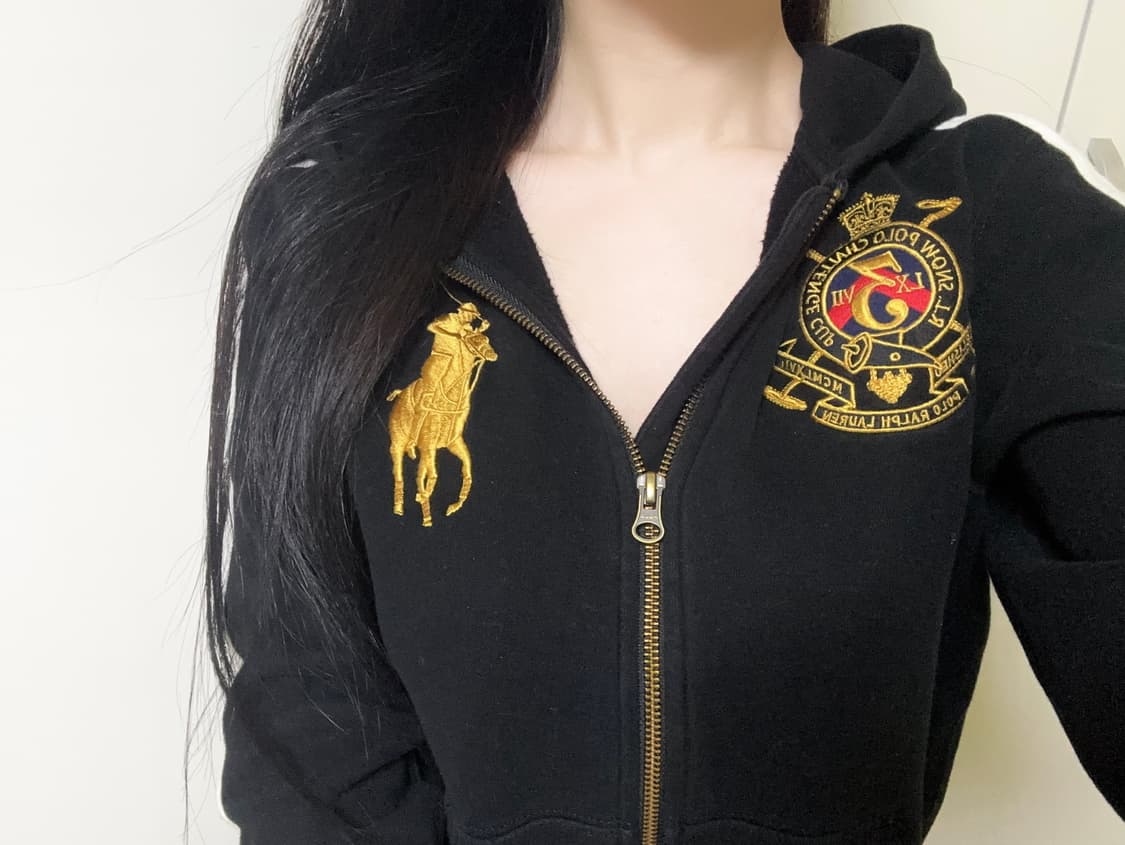 희귀매물 폴로 랄프로렌 치프키프 빅포니 골드 후드집업 상품이미지3