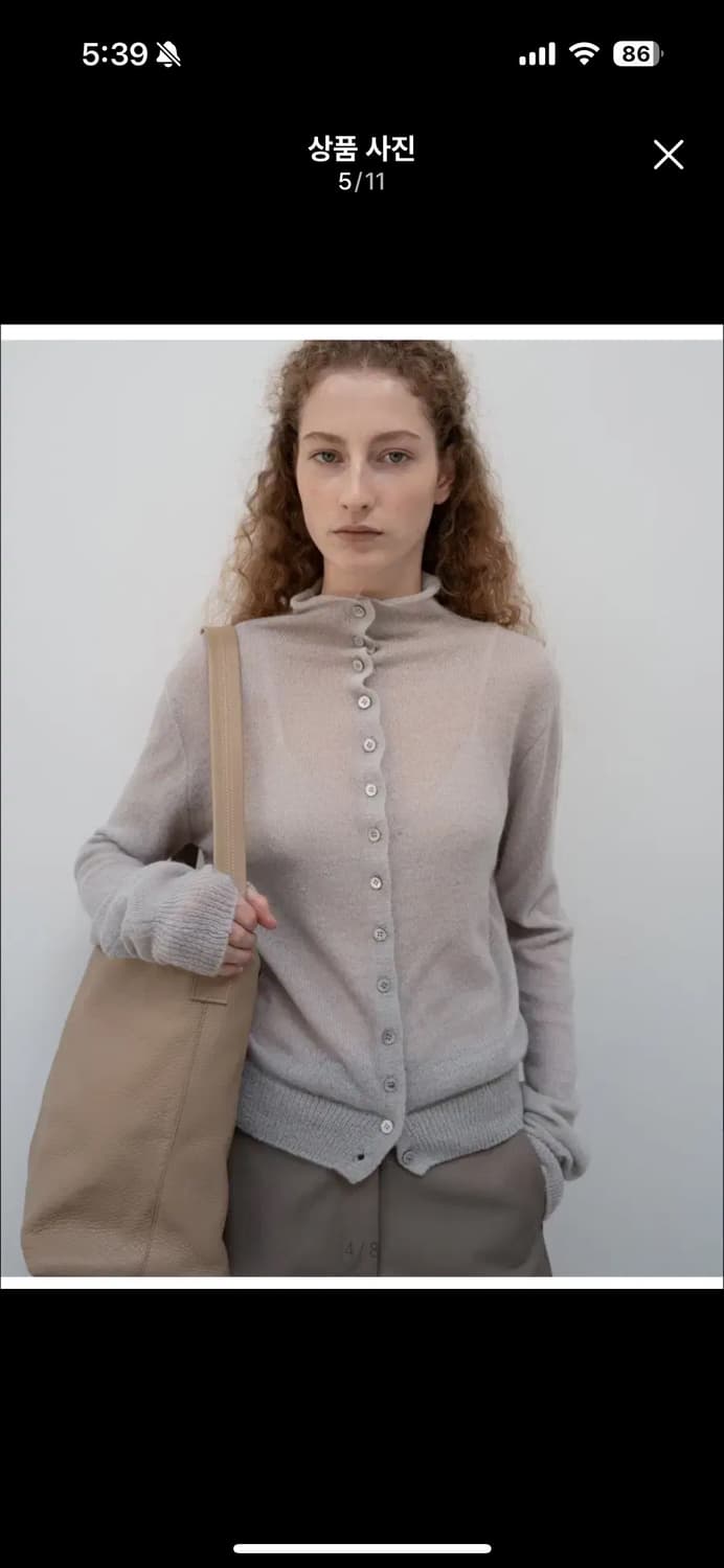 lfm sheer button knit cardigan 상품이미지2