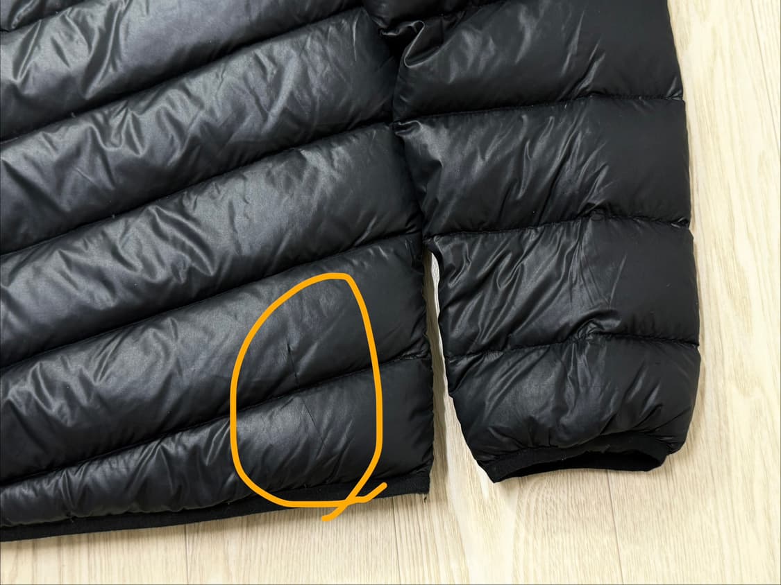 남성 S / 나이키 블랙 경량패딩 상품이미지7