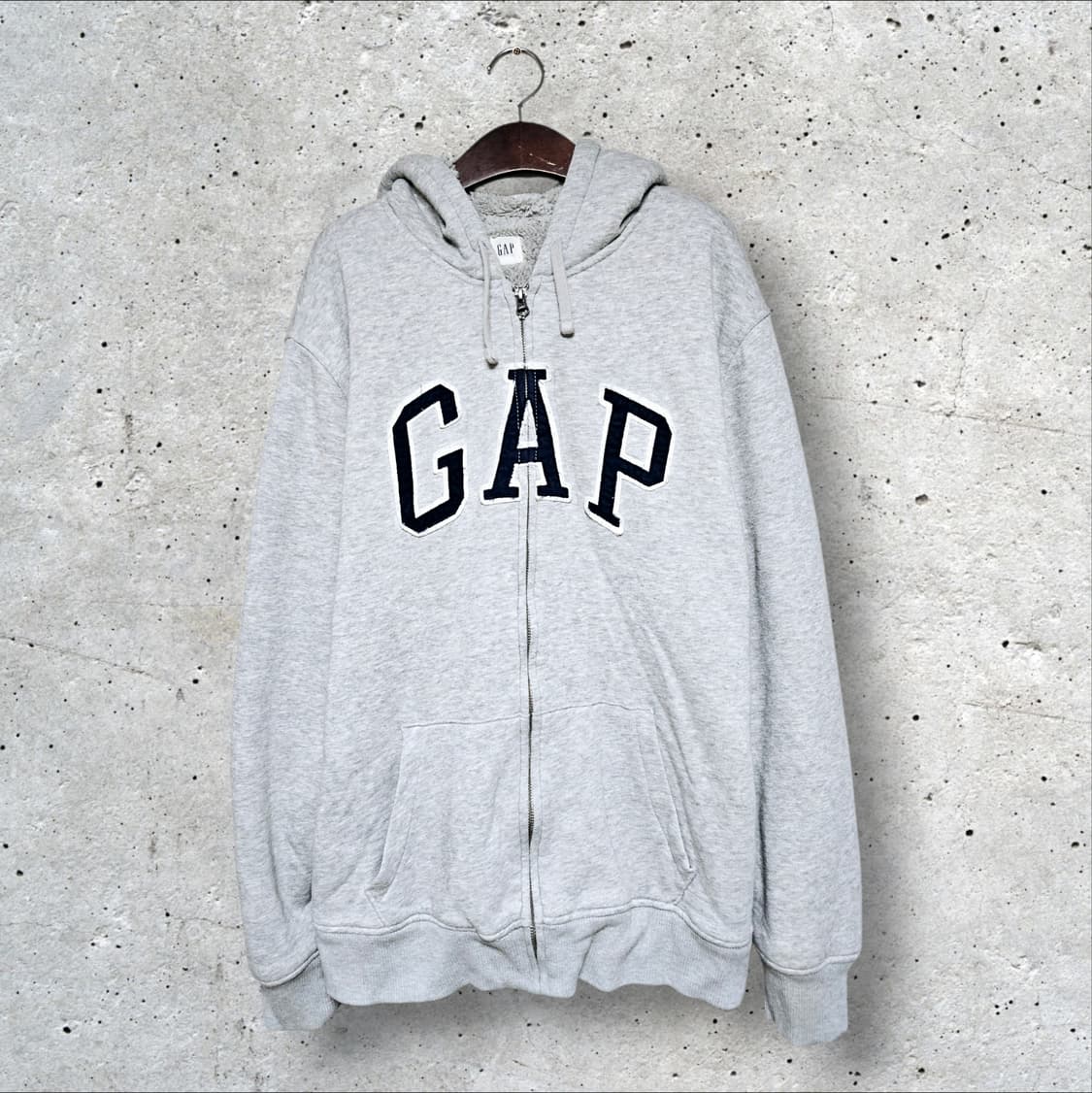 갭 그레이 후드집업 (105/XL) 상품이미지1