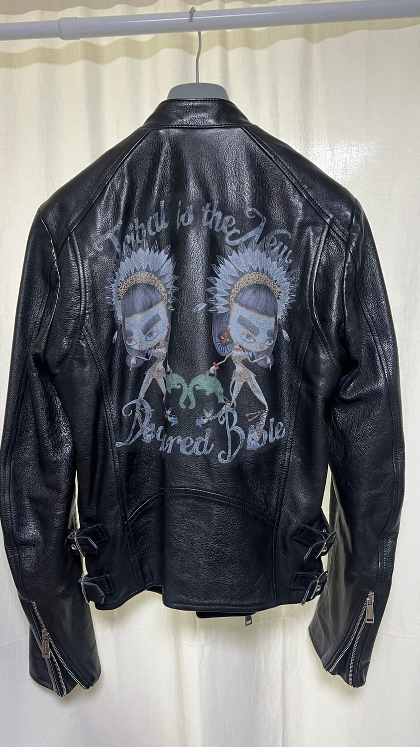 디스퀘어드 레더 자켓 상품이미지1