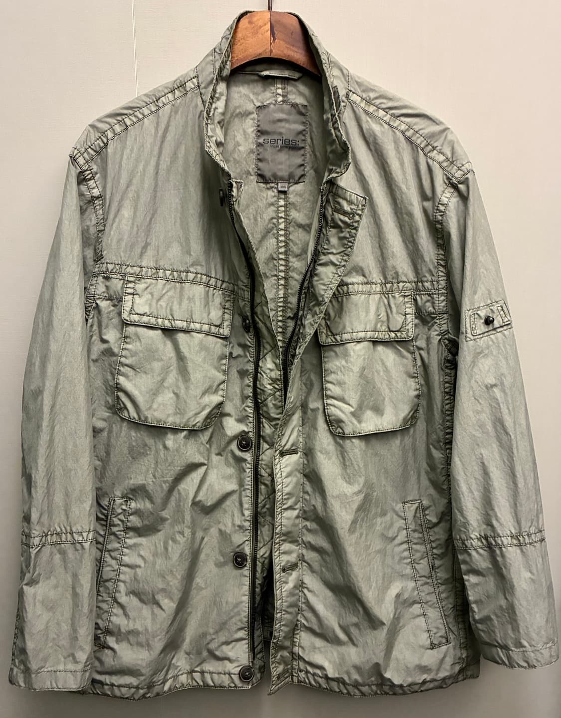 (100)series 시리즈 나일론 피그먼트다잉 필드 사파리자켓 야상 상품이미지1