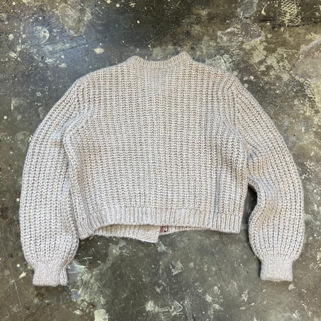 M) ZARA 자라 루즈핏 니트 스웨터 가디건 상품이미지6