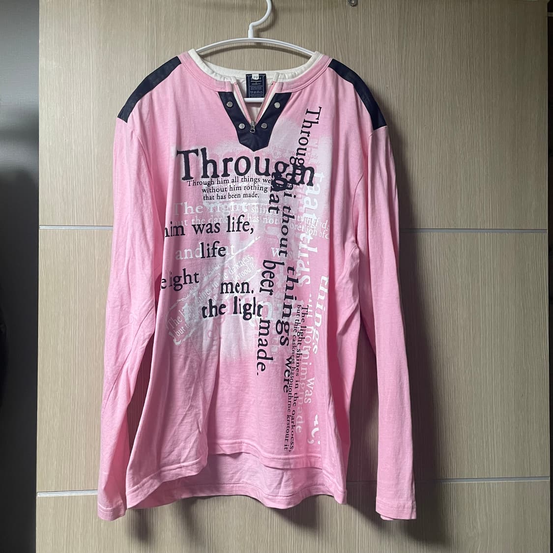 데스라이즈 구매 핑크 롱슬리브 상품이미지1