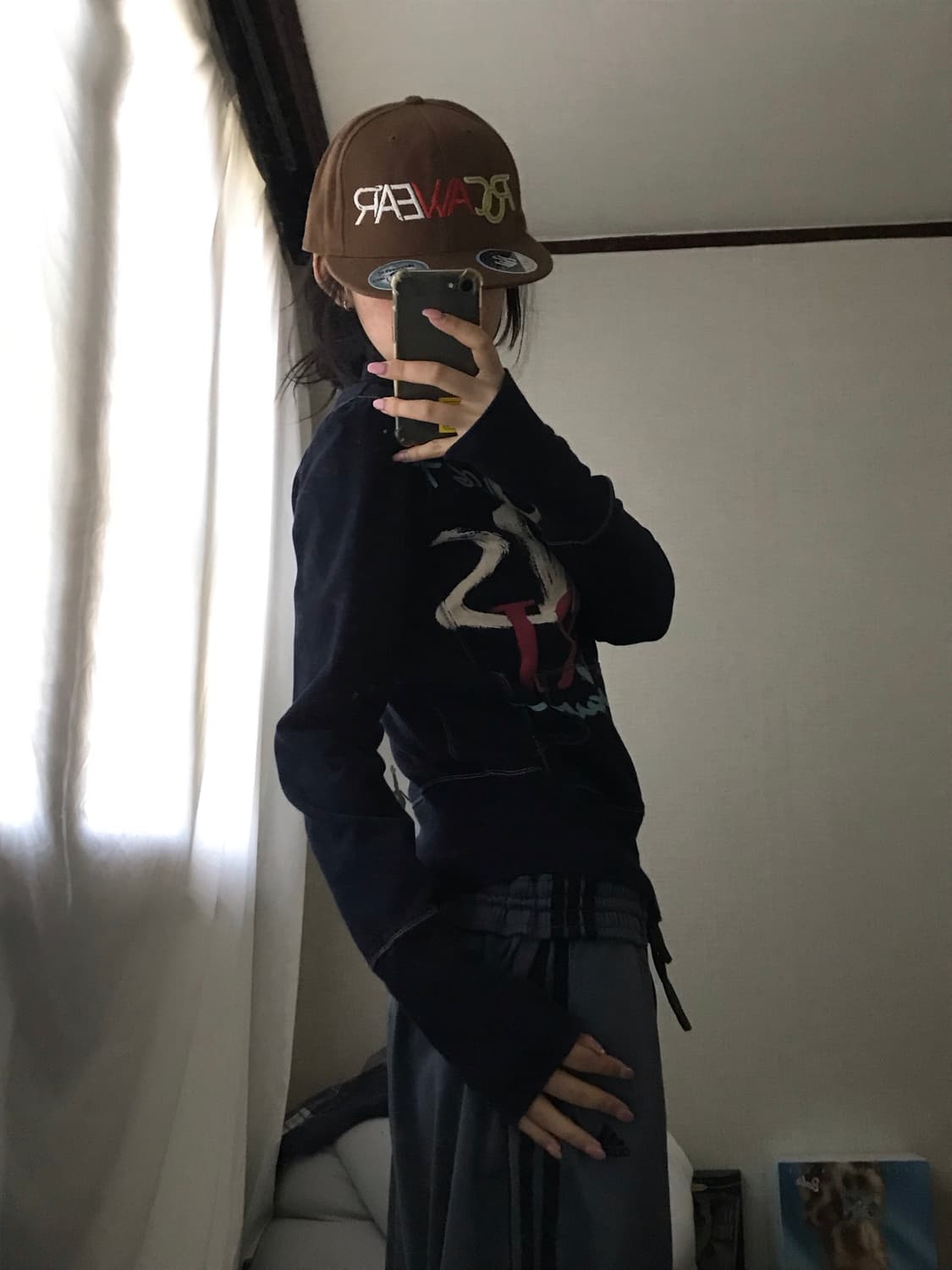 폴로 진스 레터링 딱붙핏 집업 상품이미지3