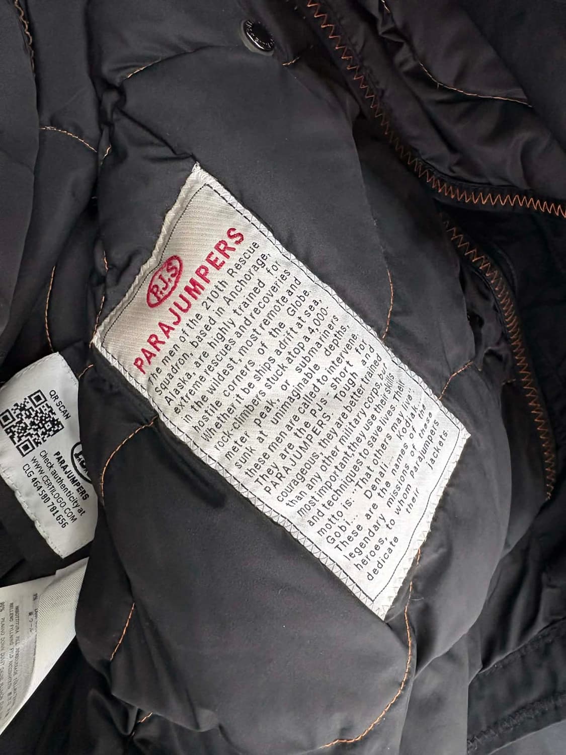 [XL] 파라점퍼스 라이트핸드 마스터피스 남성 패딩 상품이미지5