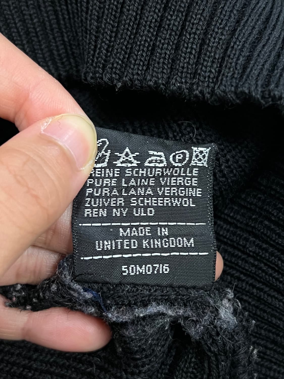 (M) 버버리 코만도 울 라운드 니트 상품이미지5