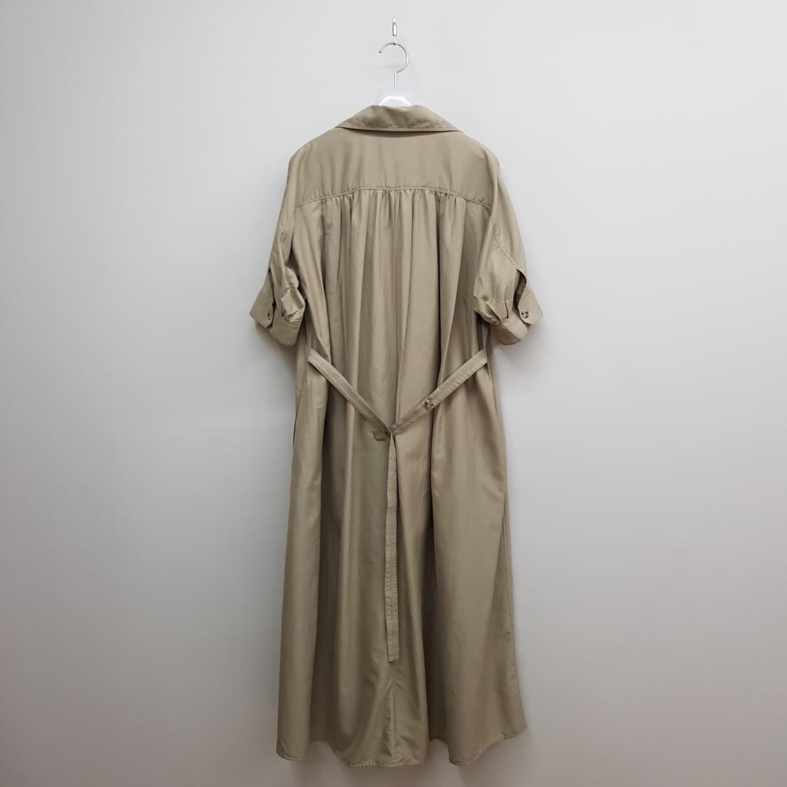 한섬 더캐시미어 2021 벨트 셔츠형 롱 원피스 F사이즈 상품이미지5