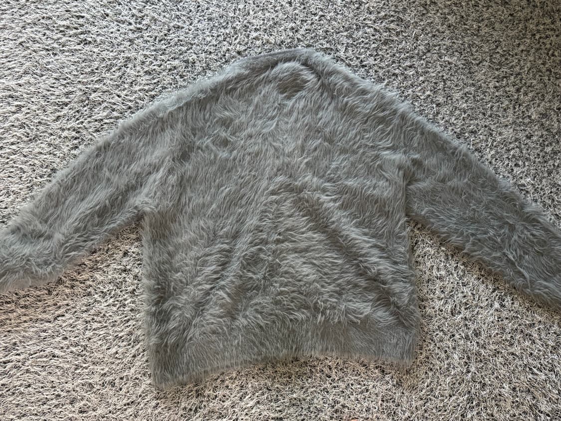 앙고라 세미 오버 가디건 상품이미지3