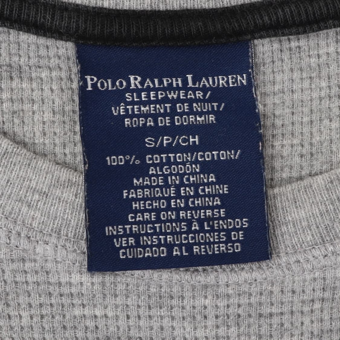 폴로 랄프로렌 그레이 와플 롱슬리브 상품이미지8