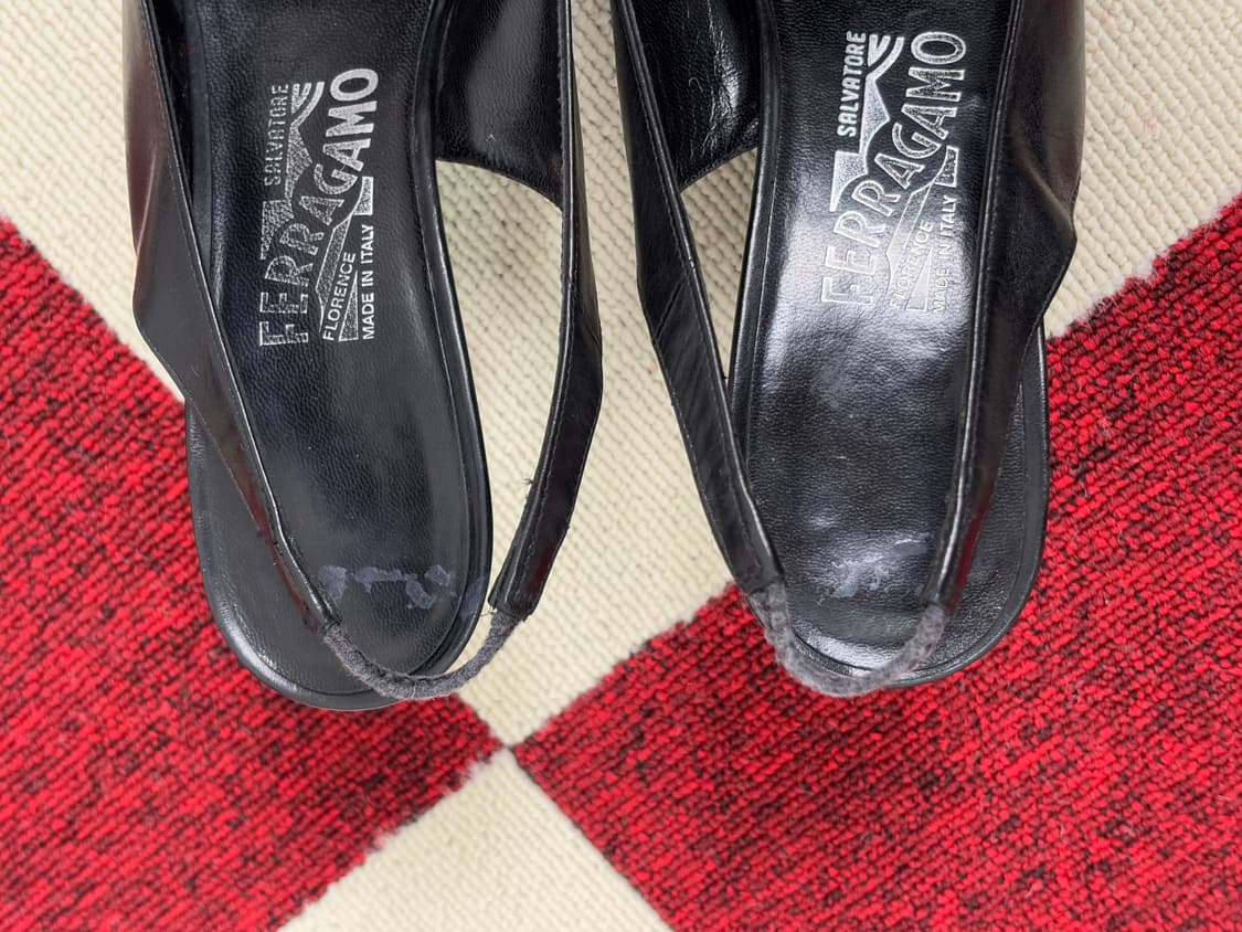 Salvatore Ferragamo Wooden heel Pumps 상품이미지3