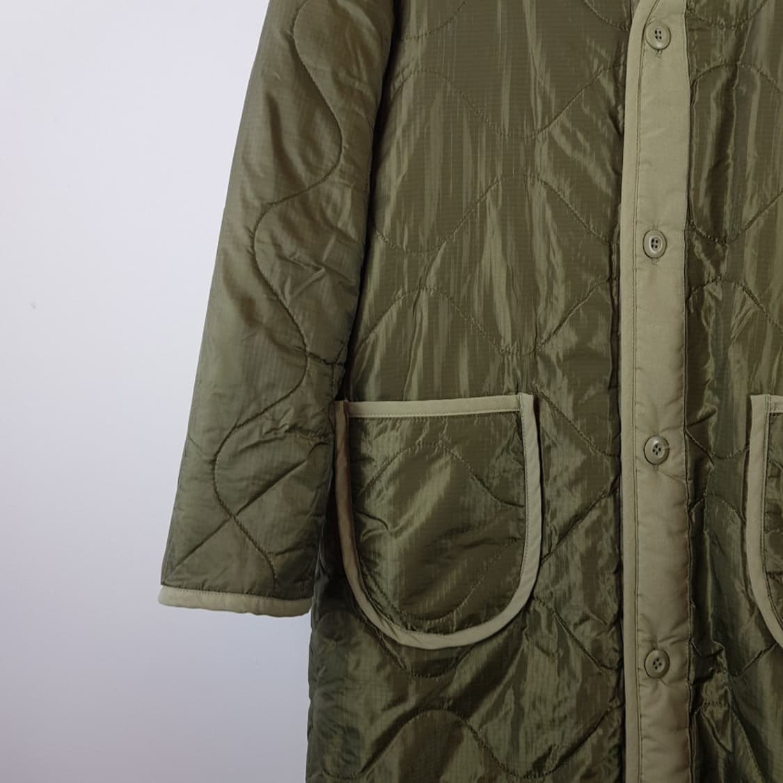 알파 x 빔즈 별주 리버시블 보아 퀄팅 코트 상품이미지3