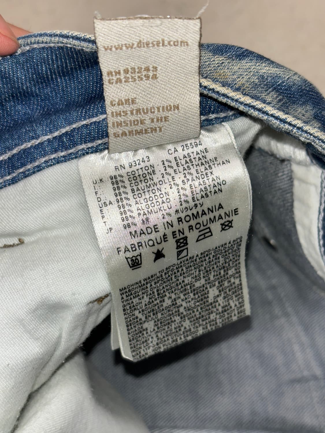 디젤 poiak 데님팬츠 상품이미지9