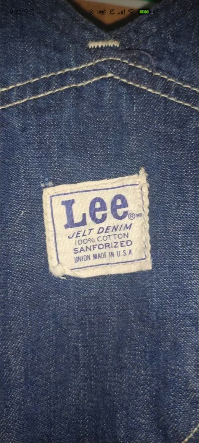 70s Lee 데님 오버롤 빅사이즈 상품이미지5