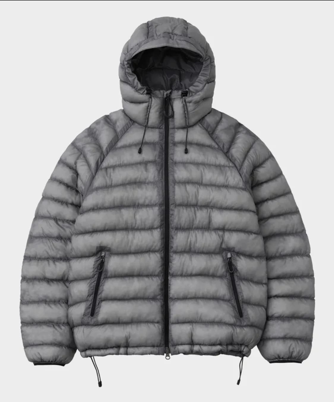 [L] 수아레 라이트 시어쉘 패딩 점퍼 그레이 상품이미지1