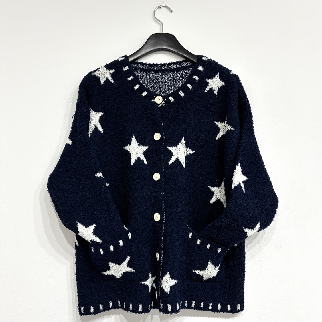 [새상품] 별 니트 부클 가디건 상품이미지2